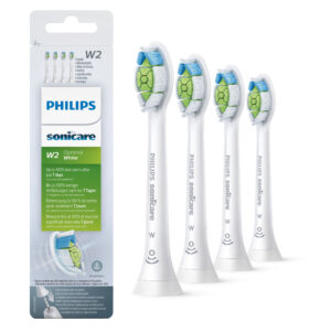 Philips HX6064/10 Optimal White. 4x Ekstra tandbørstehoved. Hvid -