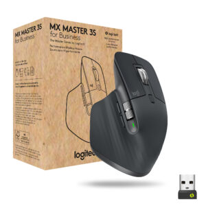 Logitech Master Series MX Master 3S for Business. Optisk Trådløs Mus. Sort. -