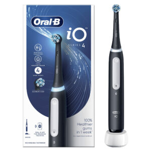 Oral-B iO Series 4 Voksen Vibrerende tandbørste Sort -
