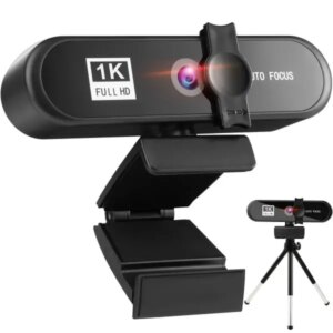 1K webcam med Autofocus & smart tripod. 1080P Full HD. 1920x1080 -