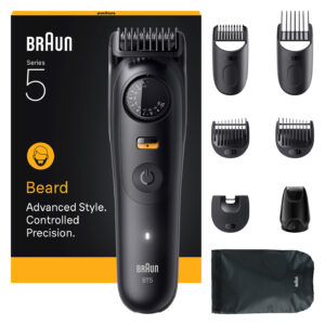 Braun BeardTrimmer 5 BT5560 skæg trimmer Batteri 40 2 cm Våd og tør Sort -