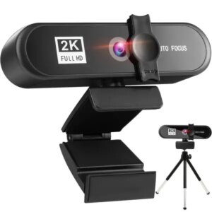 2K webcam med Autofocus & smart tripod. 2592x1944. 5MP. -