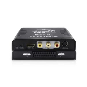 3-i-1 SCART/AV/S-Video til HDMI Konverter -