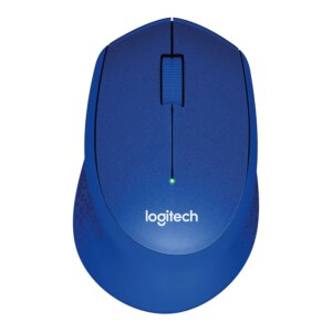 Logitech M330 SILENT PLUS Trådløs Mekanisk Mus. Blå. -