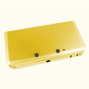 Nintendo 3DS XL aluminiums case. Gold. -