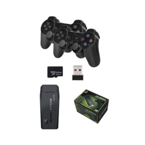 4K HDMI Retro Spilkonsol med 10.000 Indbyggede Spil. Inkl 2 Trådløse controllere -