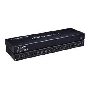 4K HDMI Splitter 1x16  -  Fordel dit signal til 16 skærme i 4K -