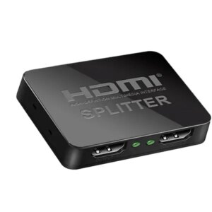 HDMI Splitter 1 til 2. 4K splitter med 1x input - 2x output. -