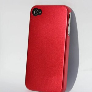 iPhone 4/4S aluminiums cover. Rød. -