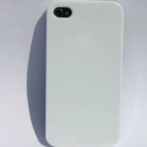 iPhone 4 & 4S cover i hård plastik. Hvid. -