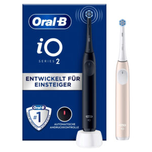 Oral-B iO Series 2 Voksen Vibrerende tandbørste Sort, Lyserød -