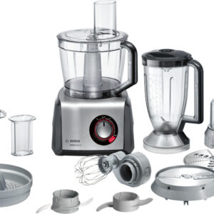 Bosch MC812M844 foodprocessor 1250 W 3,9 L Sort, Rustfrit stål -