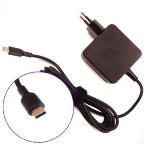 65W USB-C oplader til Lenovo, Asus, HP, Macbook 12" mm. -