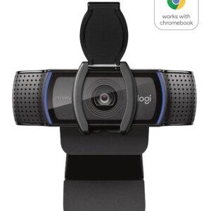 Logitech HD Pro Webcam C920S. Kablet Logitech Webkamera på 1920 x 1080. -