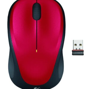 Logitech M235 Optisk Trådløs Mus. Rød. -