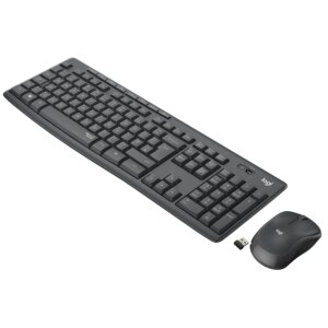 Logitech MK295 Silent Trådløst Tastatur og mus-sæt. -