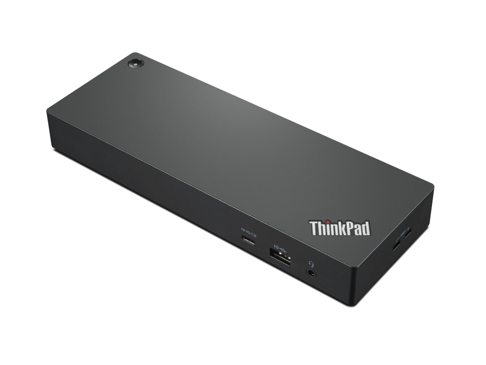 92911025_0395725351-1 Lenovo ThinkPad Universal Thunderbolt 4 Ledningsført Sort -