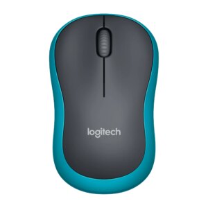 Logitech M185 Optisk Trådløs Mus. Blå. -