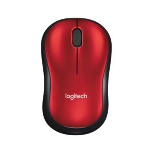 Logitech M185 Optisk Trådløs Mus. Rød. -