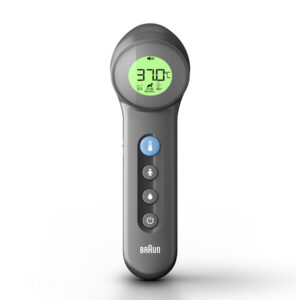 Braun BNT 400 BK Termometer med fjernregistrering Grå Pande Knapper -