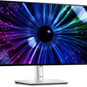 DELL UltraSharp U2424HE computerskærm 60,5 cm (23.8") 1920 x 1080 pixel Fuld HD LCD Sort, Sølv -