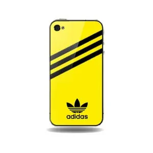 iPhone 4 / 4S Adidas cover. Gul. -