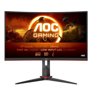 AOC G2 C27G2Z3/BK computerskærm 68,6 cm (27") 1920 x 1080 pixel Fuld HD LED Sort, Rød -