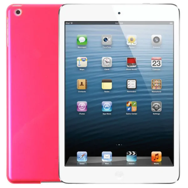 air2-hardplastic-hotpink Hot pink iPad Air 2 & iPad Pro 9,7" cover i hård plastik. -
