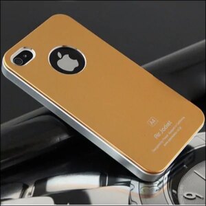 iPhone 4 & 4S Air jacket cover. Gold. -