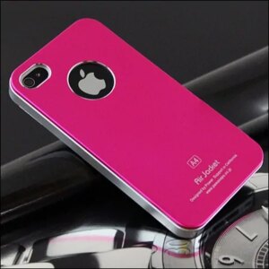 iPhone 4 & 4S Air jacket cover. Pink. -