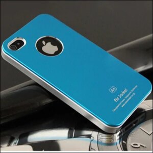 iPhone 4 & 4S Air jacket cover. Turkisblå. -