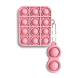 Push poppers Pop-It silikone beskyttelsescover til dit AirPods etui. Pink. -