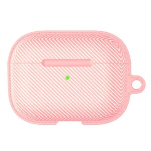 Carbon Fiber TPU beskyttelsescover til dit AirPods Pro etui. Pink. -