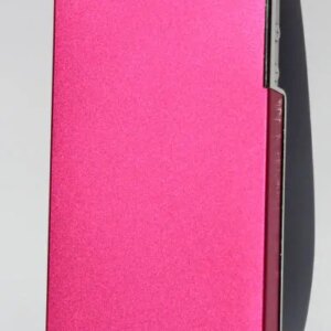 iPhone 4 / 4S alucover med "metal"-kant. Rød. -