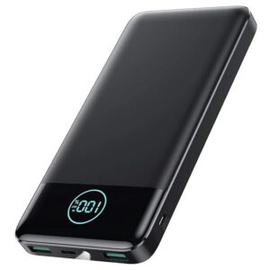 AONIMI HX100K4 Powerbank med 2x USB-A og 1x USB-C. 13800 mAh. Sort -