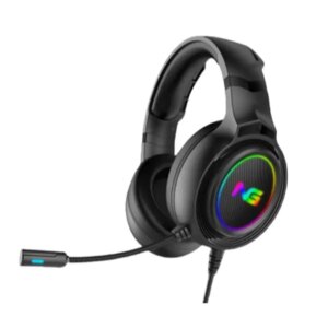 Nordic Gaming BattleCry RGB Gaming headset med lys og 7.1 surround sound. -