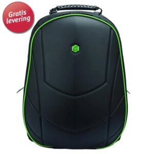 BestLife Assailant 17" Gaming Backpack. Sort/Grøn. -