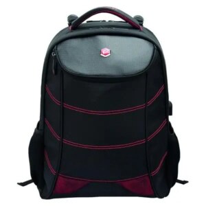 BestLife Gaming SNAKE EYES-rygsæk 17" Sort/Rød. -