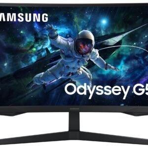 Samsung G55C computerskærm 68,6 cm (27") 2560 x 1440 pixel Quad HD LED Sort -