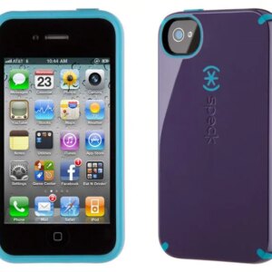 iPhone 4 & 4S SPECKÂ® CandyShell cover. Lilla/blå. -