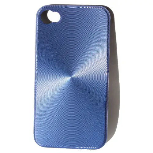 cdgrain-blue iPhone 4 "CD-style" cover. Blå. -