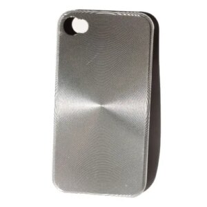 iPhone 4 "CD-style" cover. Silver. -