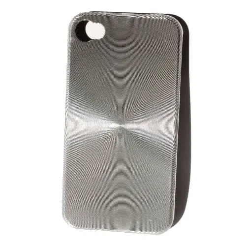 cdgrain-silver iPhone 4 "CD-style" cover. Silver. -