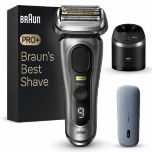 Braun Series 9 Pro+ 9575cc Wet & Dry Folie shaver Trimmer Metallic -
