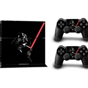 PS4 skin til konsol og to controllere. Darth Vader Smoking. -