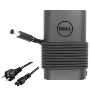 Original Dell oplader. 90W - 19.5V/4.62A (7.4x5.0). Rund model. -
