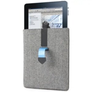 Dicota iPad Sleeve i lækkert læder og stof. 9.7"-10.1" -