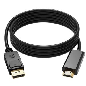 DisplayPort til HDMI Kabel. DP til HDMI i Full HD. 1.8m -