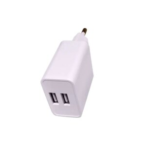 Dual USB oplader. Square. 3.1A -