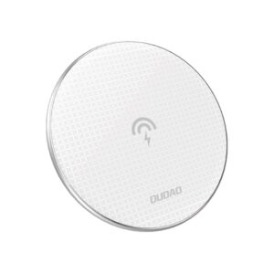 Ultra-tynd Stilfuld DUDAO A10B 10W Qi trådløs oplader. Hvid. -